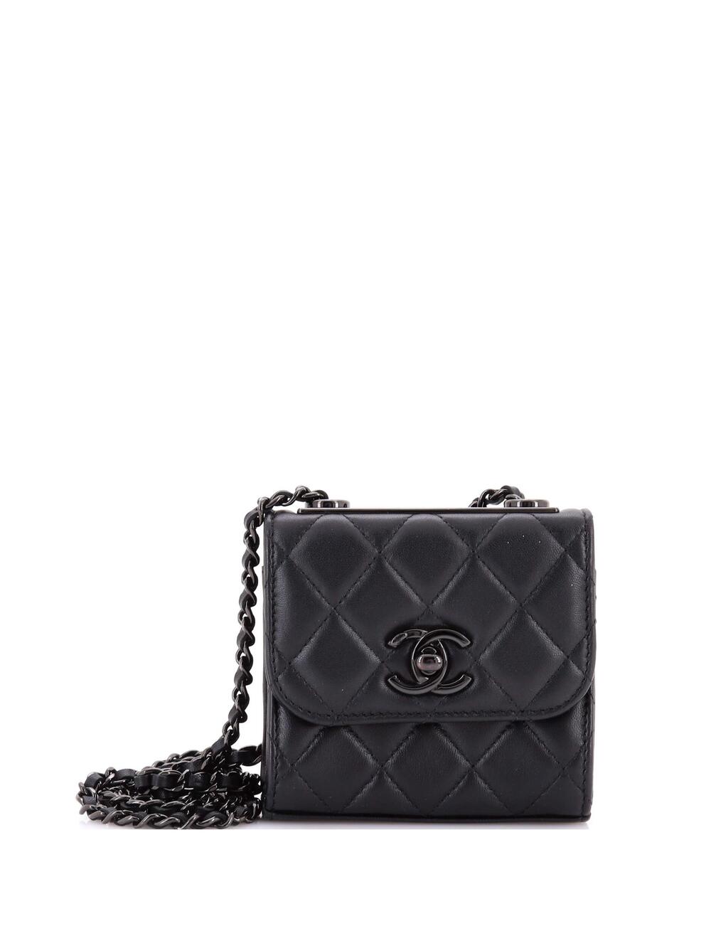 Chanel So Black Trendy Cc Clutch With #242005C34B